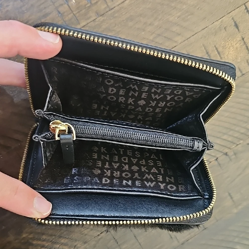 kate spade Dani Brighton Lane Black Cat Wallet - Picture 6 of 7